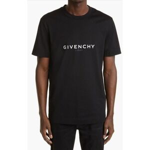 NWT Givenchy Men's Slim Fit Logo T-Shirt  Black Sz Medium $480